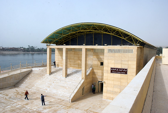 Visitor Centre in the town of El-Till near the ancient city of Amarna