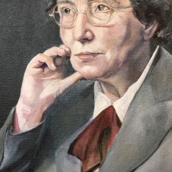 Dorothy Garrod portrait by Sara Lavelle