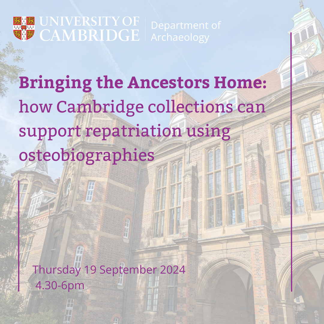 Bringing the ancestors home