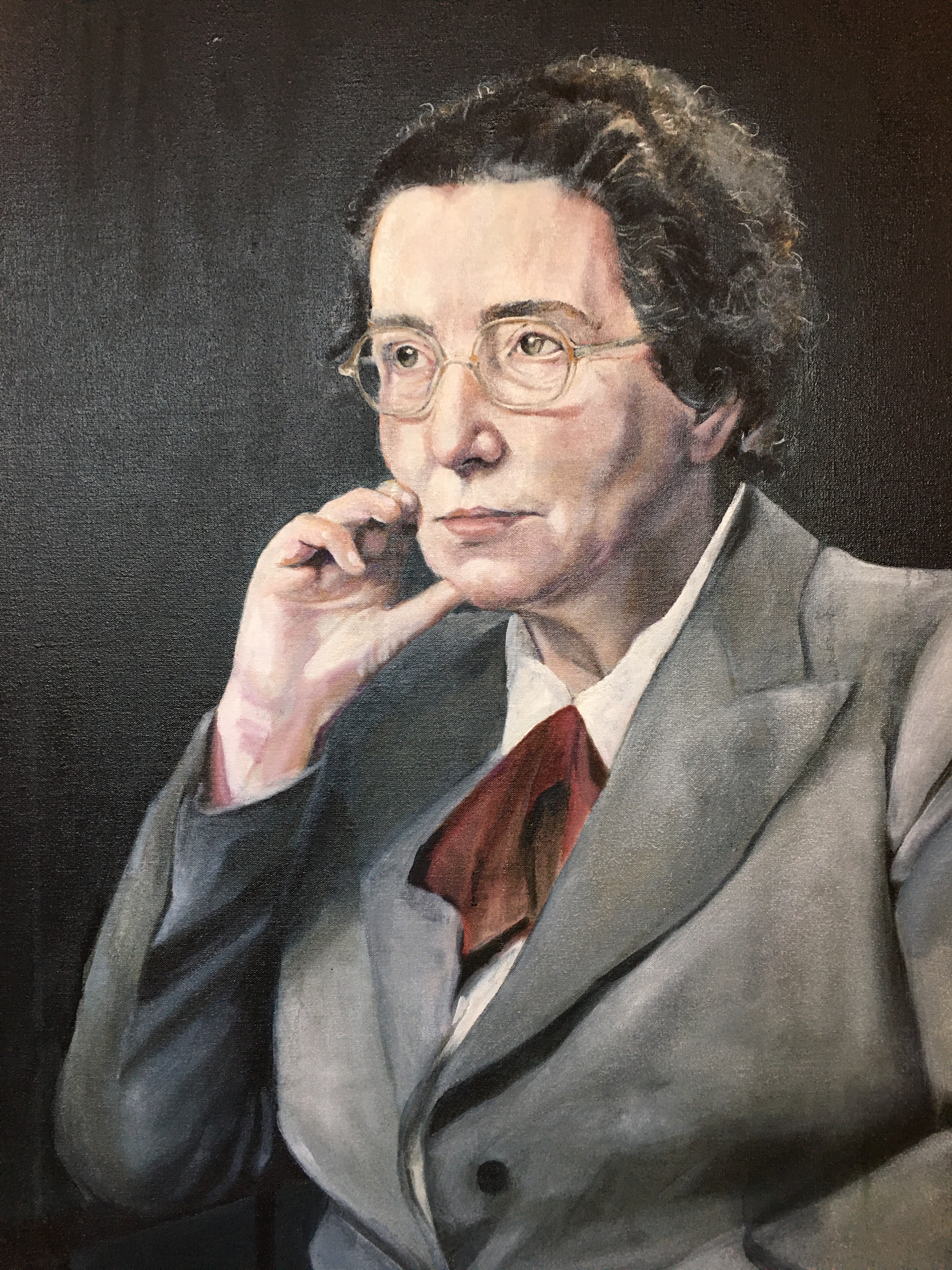 Dorothy Garrod portrait by Sara Lavelle