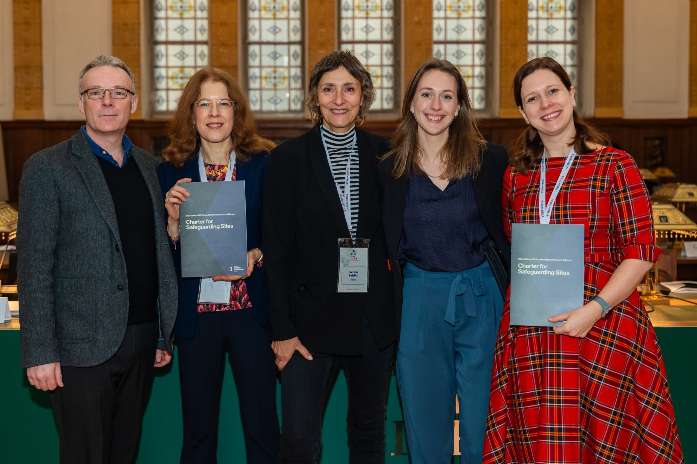 Some IHRA team members with the Charter. Image: DarPro