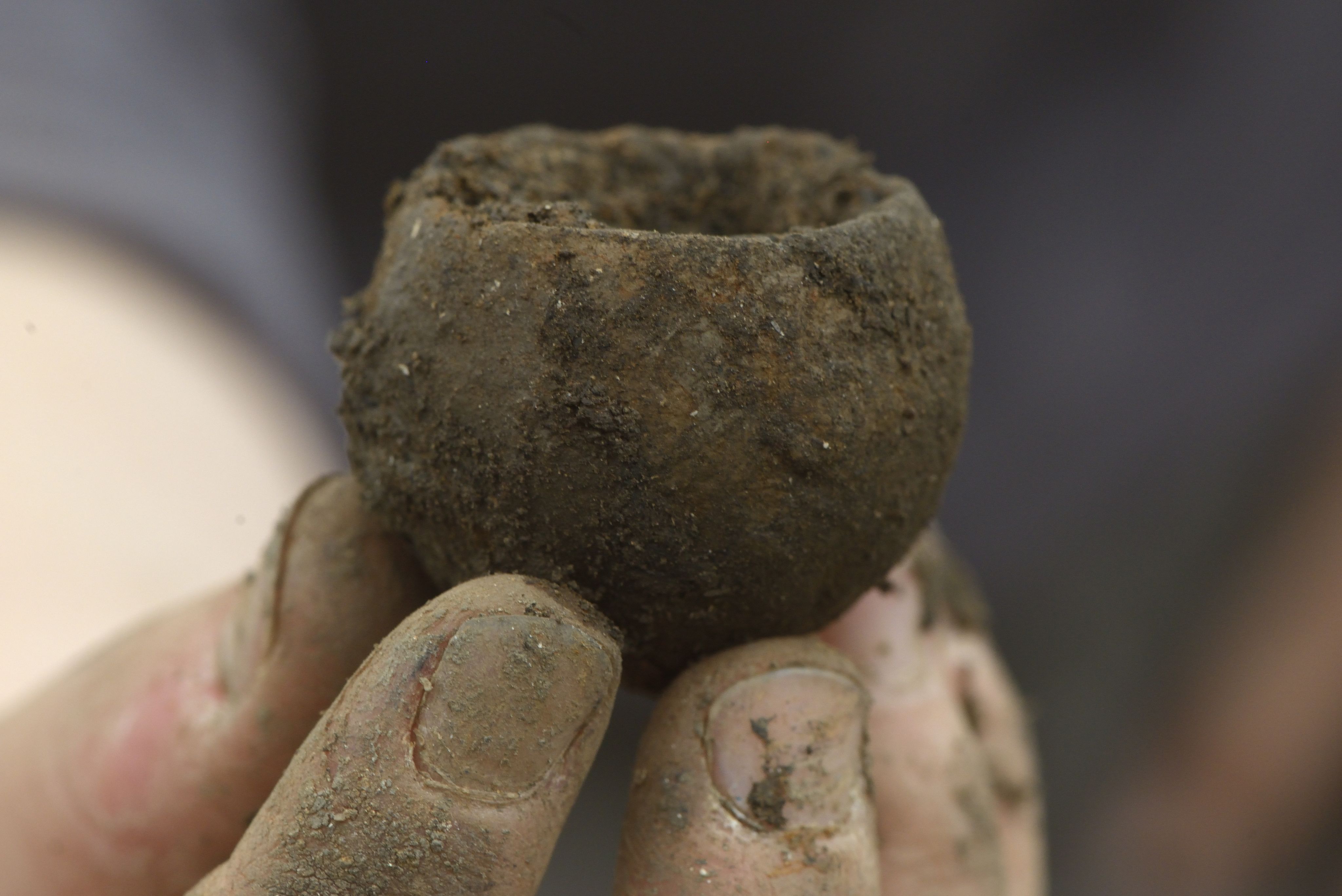 Small vessel in hand