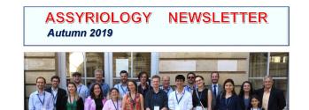 assyriology newsletter